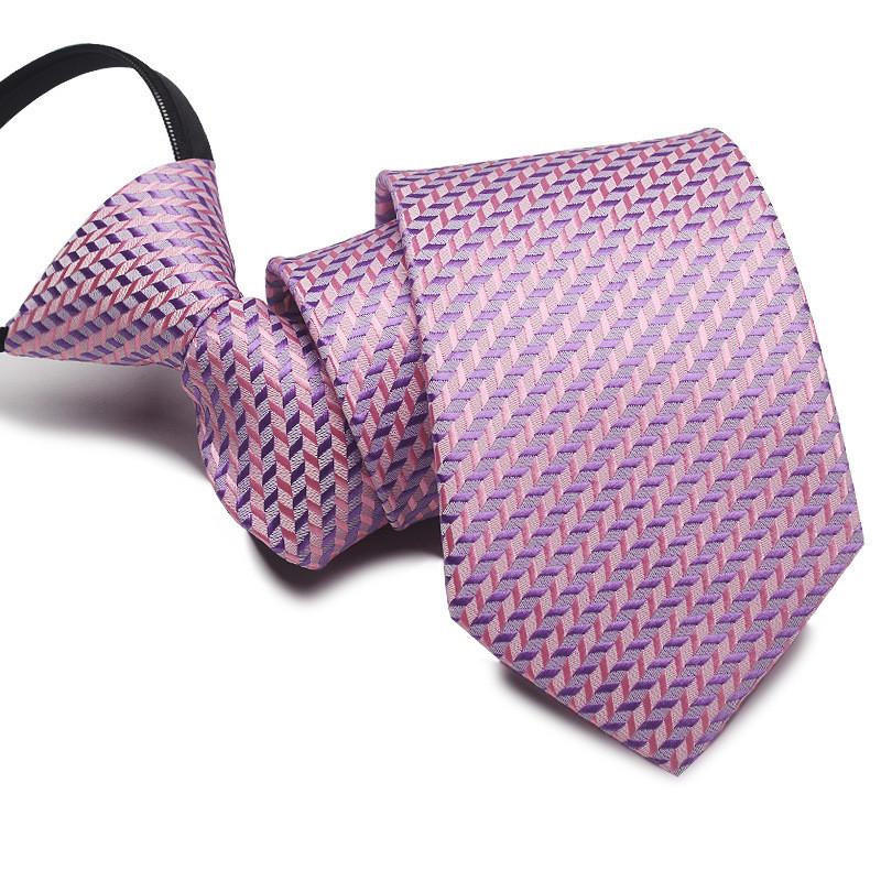 Mens Business Polyester Tie With Arrow Design And Zipper Closure For Office