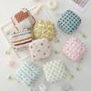 Printed Floral Cosmetic Bag Lipstick Makeup Organizer Case Sanitary Napkins Storage Pouch Travel Earphone Coin Storage Bag