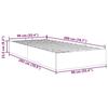 VidaXL Ottoman Bed Frame Without Mattress Dark Brown 90x200 Cm Fabric, Bed Frame, Upholstered Bed Frame, Bed Frame 3310850