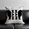 M-Mans Truck Pillow Case Skin-Friendly And Comfortable Fabric Pillowcase Lnvisible Lilky Zipper