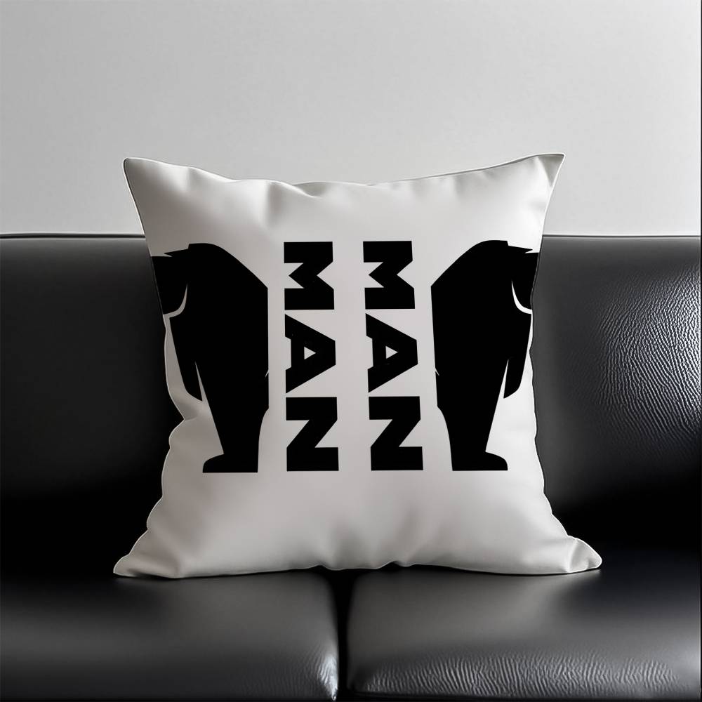 M-Mans Truck Pillow Case Skin-Friendly And Comfortable Fabric Pillowcase Lnvisible Lilky Zipper