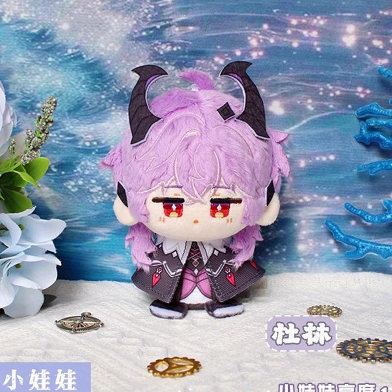10cm Game Impact Plush Varka Durin Flins Sandrone Columbina Lauma Nefer Skirk Cute Cartoon Dolls Bag Pendant Keychain Gift