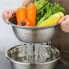 Bassine à légumes 3 en 1 Multifonctionnelle Panier égouttoir pour lavage de riz Évier Cuisine