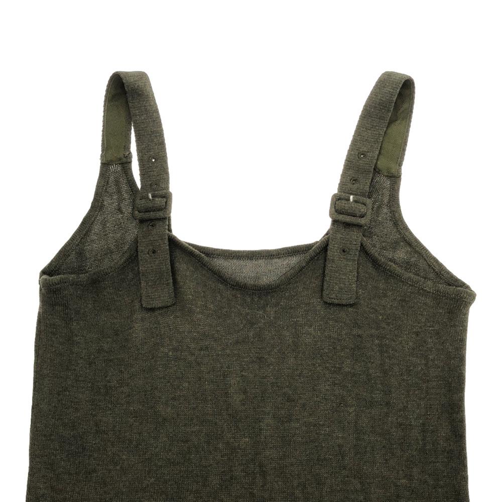 AMERI UNDRESSED Long sleeve knit cardigan Setup S khaki overalls Women Used