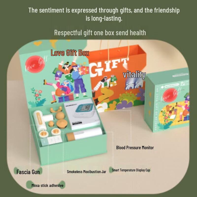 Hezheng Health & Wellness Gift Set CN plug (adapter included)