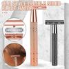 Classic Double Sided Bladed Manual Razors Portable Replaceable Razors Heads Shaver for Beard Body Hair