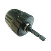New 1Pcs 0.8-10mm Keyless Drill Chuck 3/8" To 24UNF Thread 1/4" Hex Shank Quick Change Adapter Steel Quick Connection