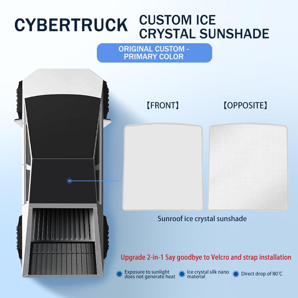 Heenvn For Tesla Model 3 Highland Model Y Juniper 2025 2026 Ice Cloth Buckle SunShades Roof Front Rear Sunroof Car Accessories