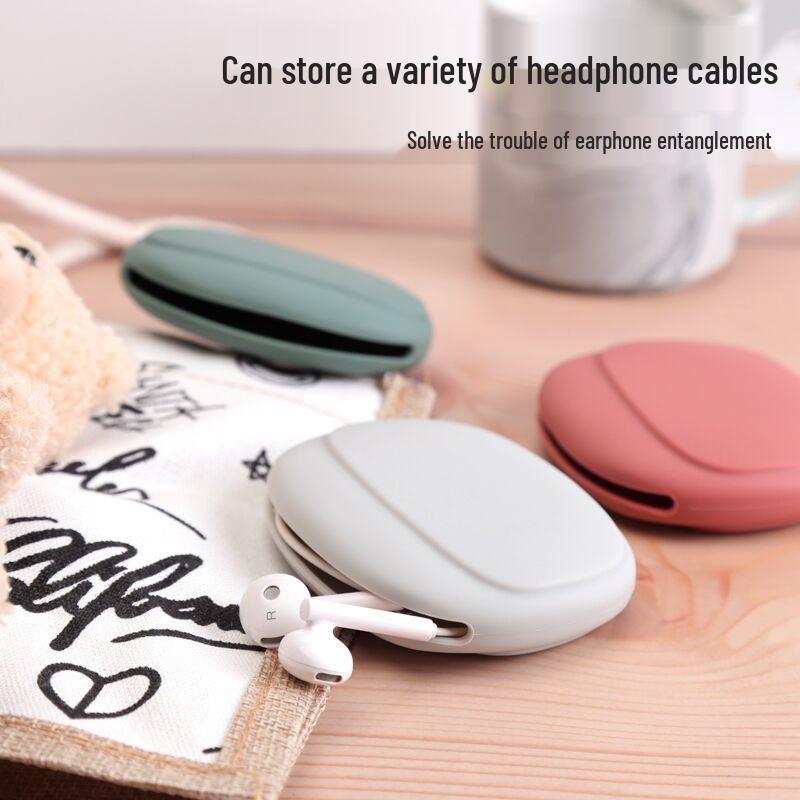 Silicone Earphone Cable Organizer Pouch - Portable and Hot-Selling Storage Bag