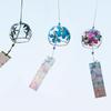 Handmade Japanese Cherry Blossom Glass Wind Chime Ornament: Cute, Fresh, Bedroom Decor