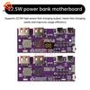 11.1W Power Bank Bidirectional Fast Charging Mobile Power Module Circuit Board With Digital/Light Type-C USB Suppor QC1+ PD1.1