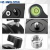 Leveling Base for Ball Head Half Compatible with Ball and Ball Includes Camera Connection Tripod Connection Size Conversion Screw Adapter to Hex