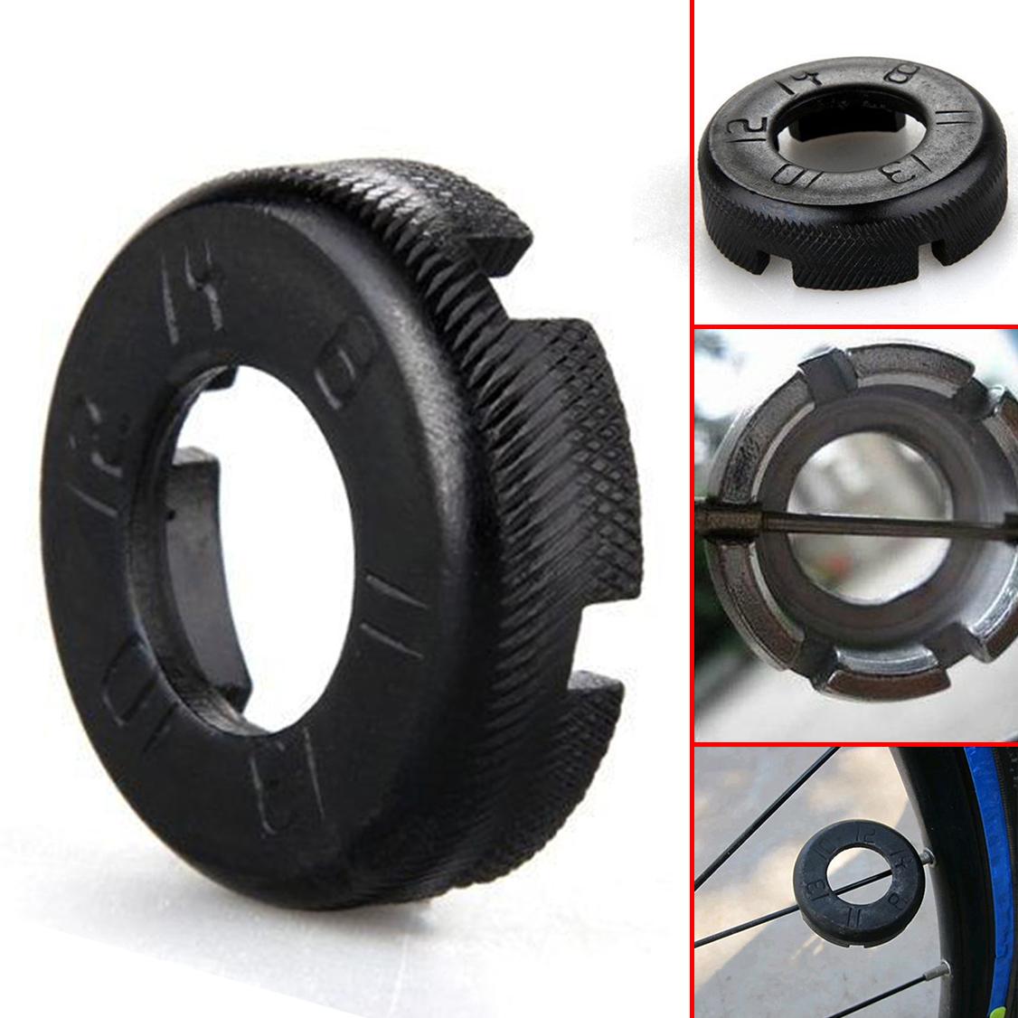 

Bike Cycle Bicycle Wheel Rim Spoke Spanner Wrench Adjuster Repair Tool Black