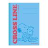 Nakabayashi Cross Line Notebook B5 5-Book Pack A-lined Snoopy Study Book S-58A-5P