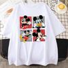 And Cartoon Print Tshirt Women Casual Round Neck Short Sleeves T Shirt FeUnisex Summer Casual Clothing Top Tee