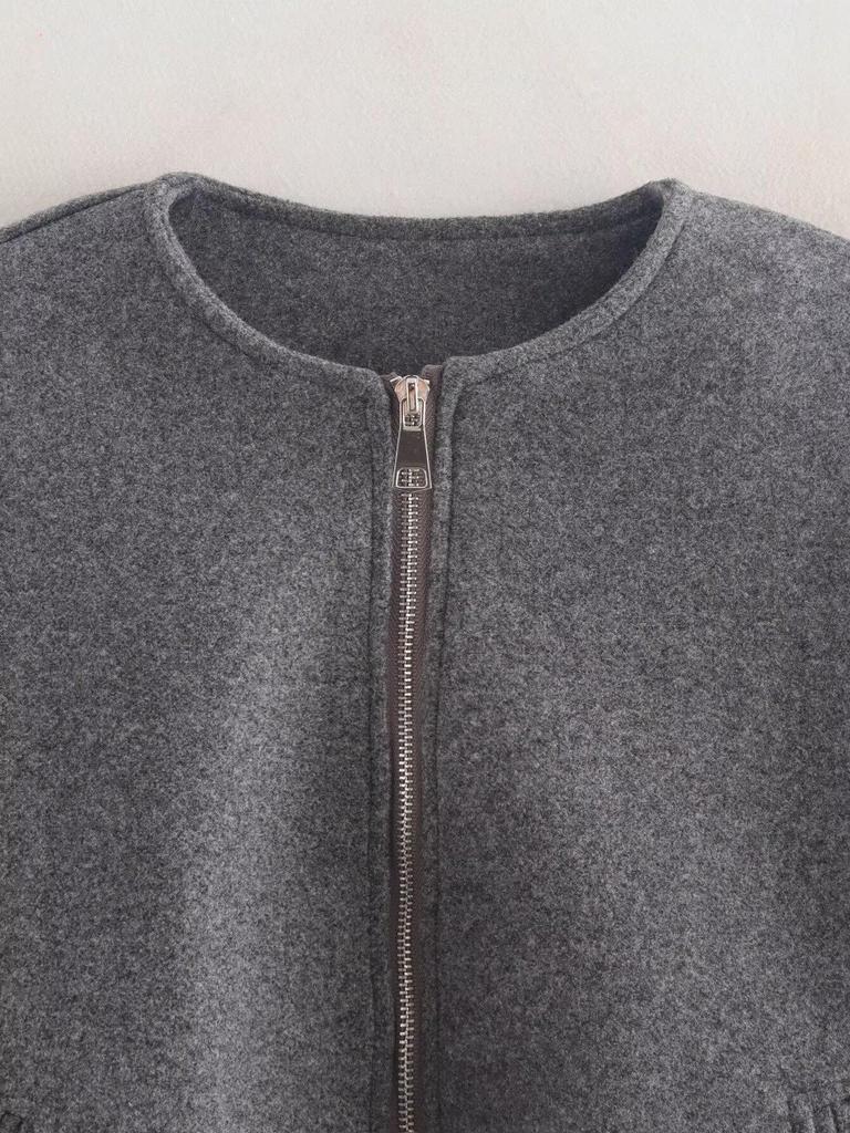 New Women's Two-Tone Soft Pilot Jacket