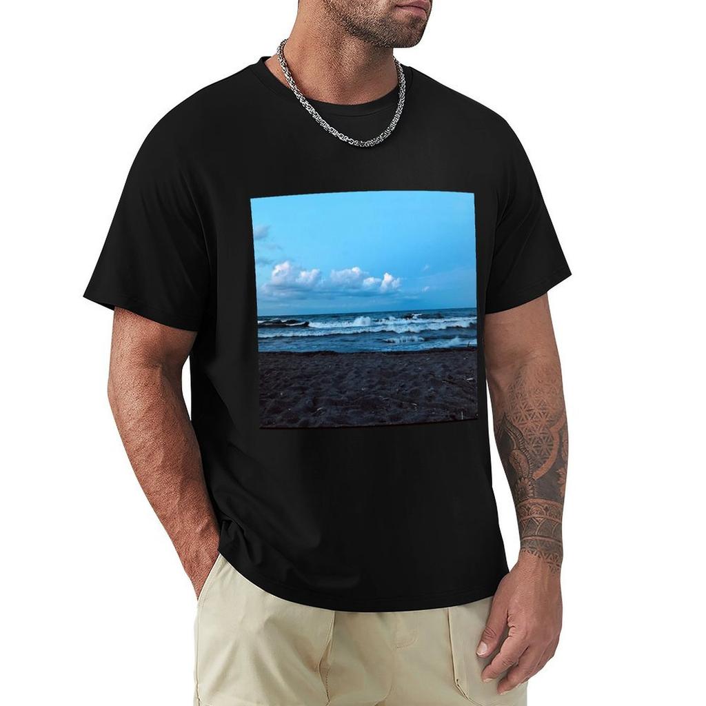 Beach T-Shirt Anime Clothes Custom Shirt Sweat Shirts Graphic Mens Graphic T-shirts Pack
