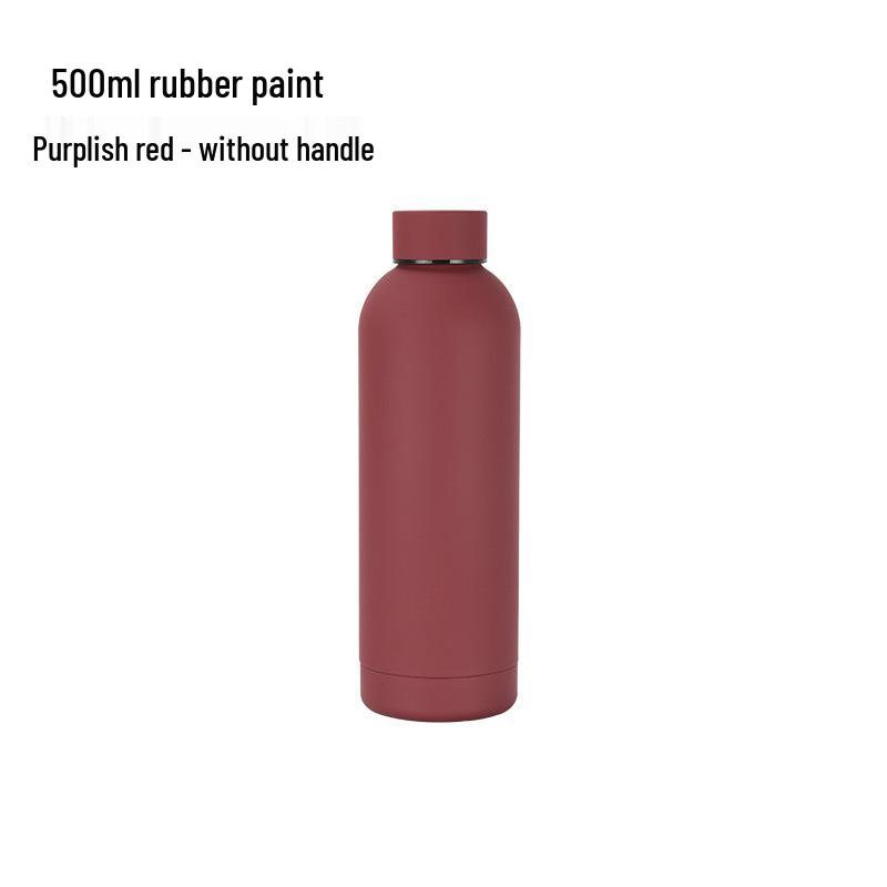 750ml Nerezová termoska - Přenosná, Matná, S malým hrdlem, pro venkovní sporty a do auta