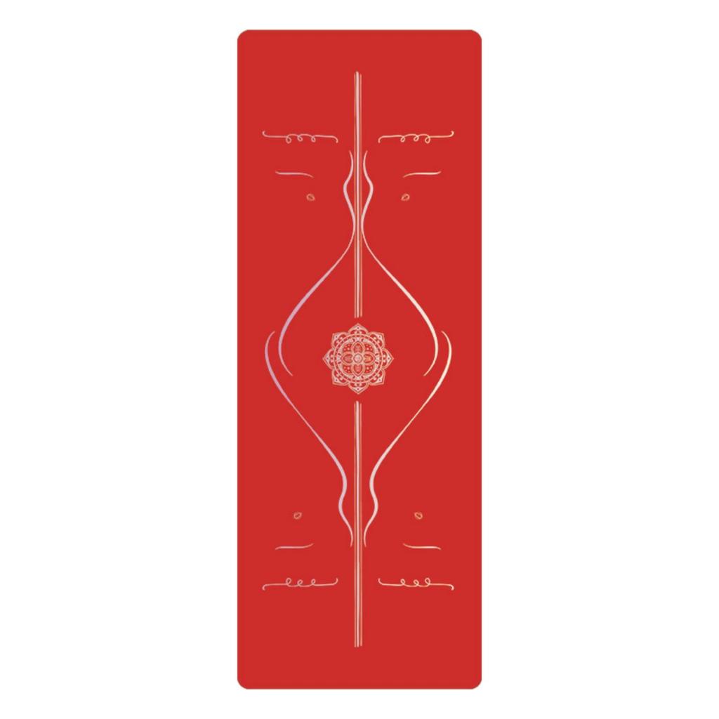 Exercise Mat Sweat-Absorbing with Rubber Base Cushioned for Dancers