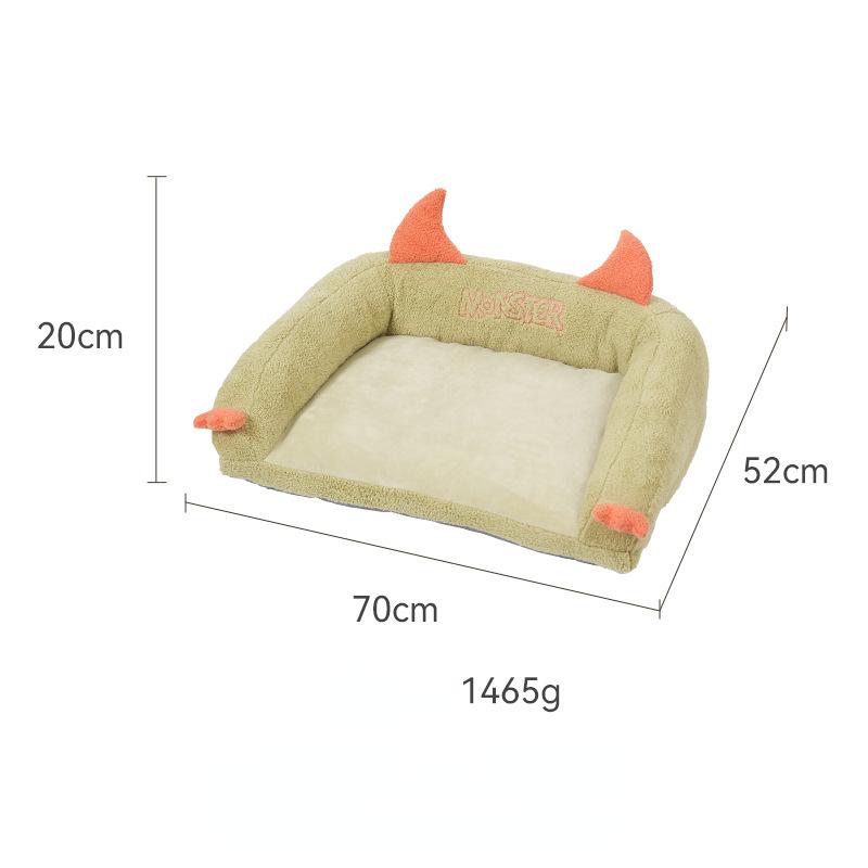 Cat Bed House Soft Plush Kennel Puppy Cushion Small Dogs Cats Nest Winter Warm Sleeping Pet Dog Bed Pet Mat Supplies