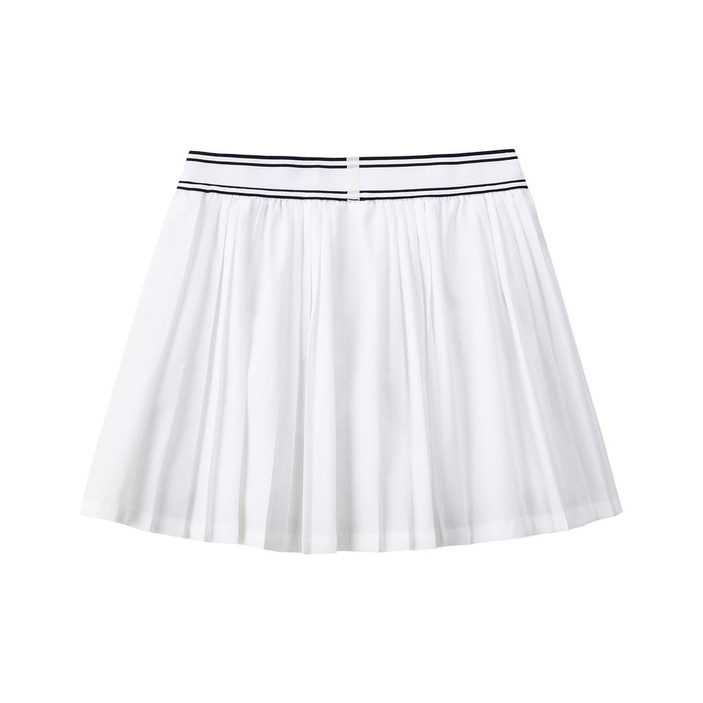 Anta Training Series Woven Skirt Summer Casual Skirt Women skirts Snow-White 962627205-3