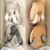 1/2Pcs Suction Cup Pot Lid Stand Holder Wall-Mounted Rotating Design Easy Installation Pot Lid Holder Kitchen Organizer