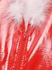 Dámská vánoční kombinéza Santa Claus Wet Look Vánoční kostým slim fit vánoční kombinéza