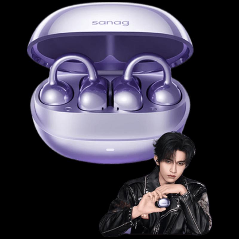 Saina S8S Ultra AI Ear Clip Open-Ear Wireless Earbuds
