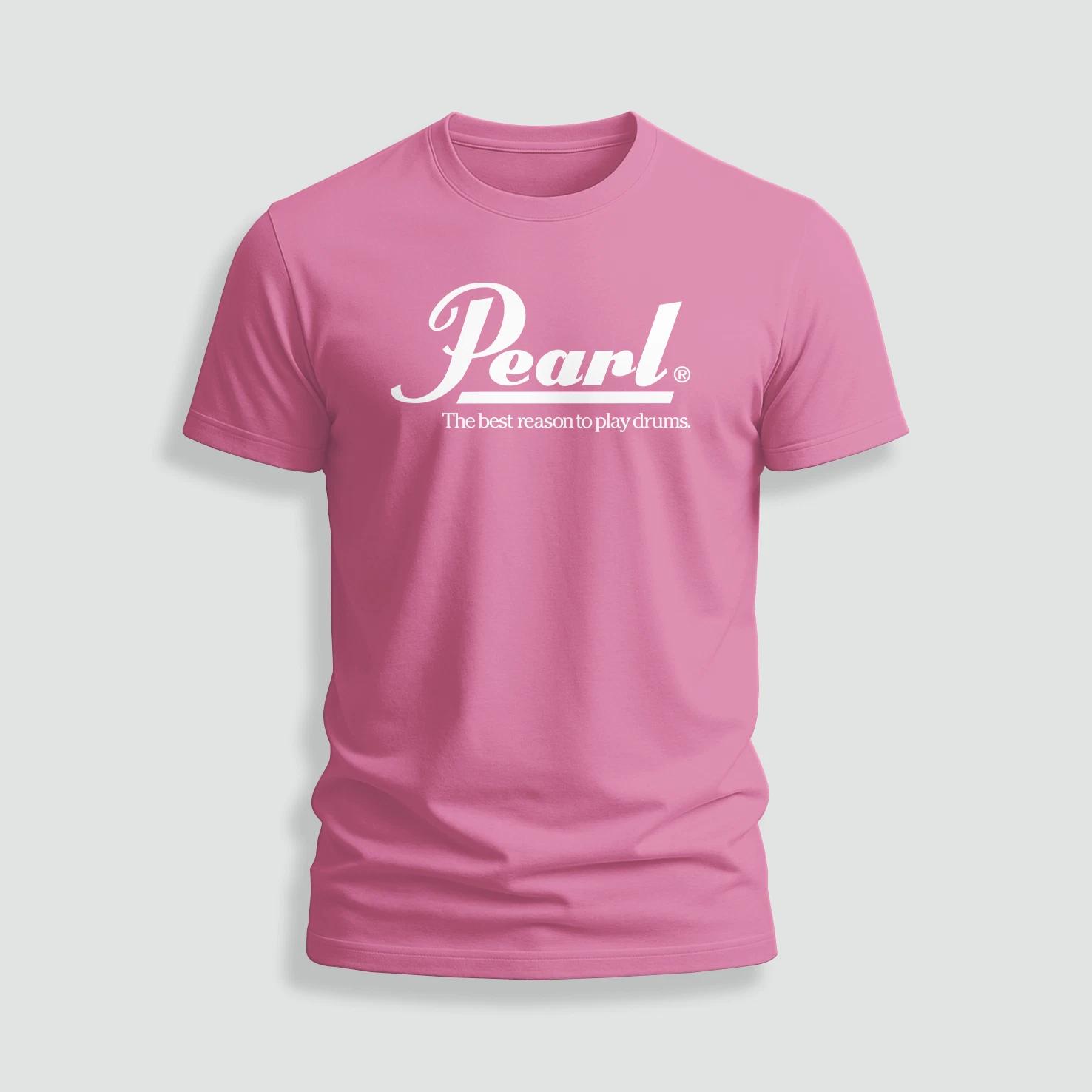 Pearl Drums logo funny T-Shirt Size S-5XL Made in USA L