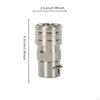 Hose Adapter with Retaining Pin Stainless Steel Pressure Washer Solid Metal PushtoConnect