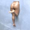 Funny Human Body Wall Hook ,Cheeky Sculpture Towel Key Holder, Handmade Decorative Wall Hook for Bathroom Entryway,  Housewarming Gag Gift