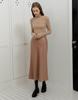 LAUTREDE MIN Lautre Powder Satin Flare Skirt