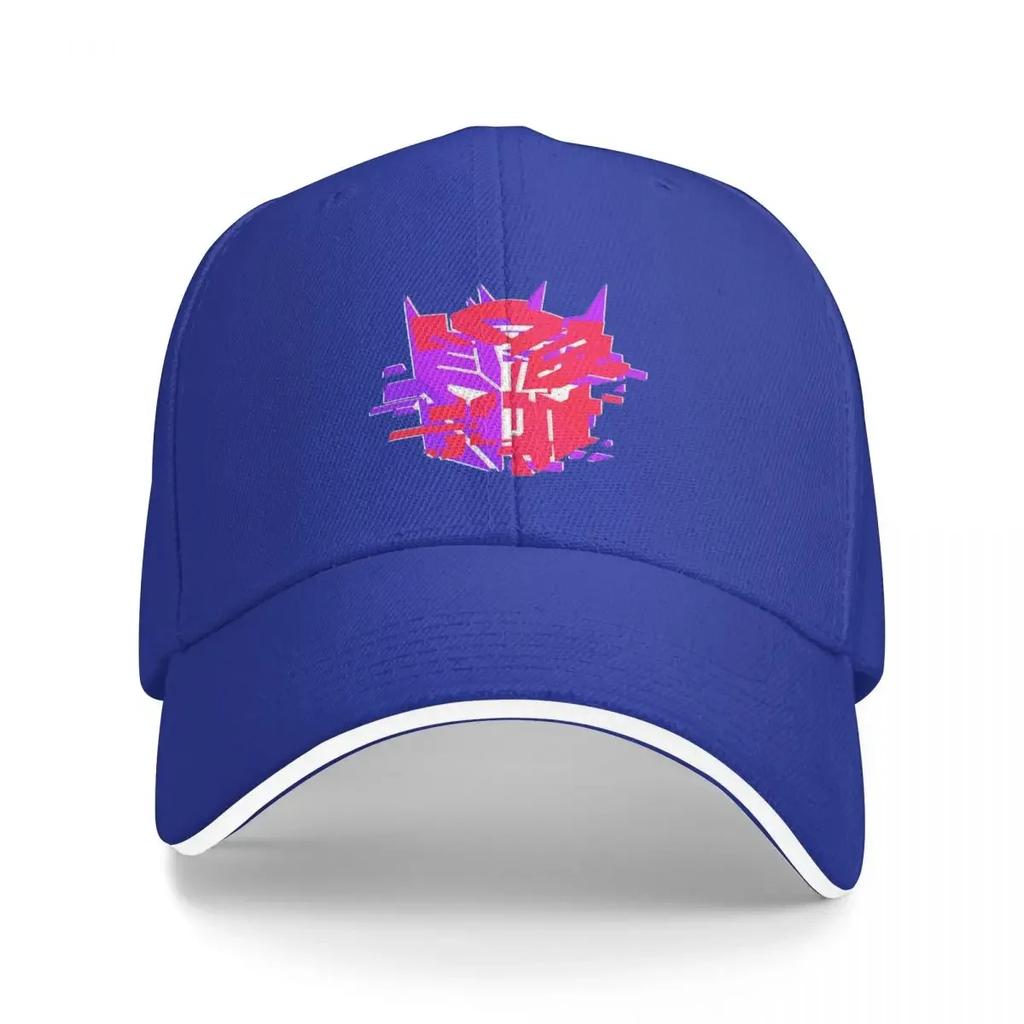Double Badge Glitch (v) Cap Fashion Casual Baseball Caps Adjustable Hat Hip Hop Summer Unisex Baseball Hats