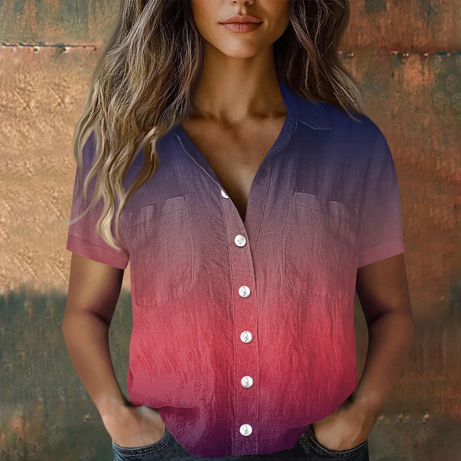 

Женские хлопковые льняные топы, рубашки с короткими рукавами, свободные футболки в стиле бохо, винтажные блузки M