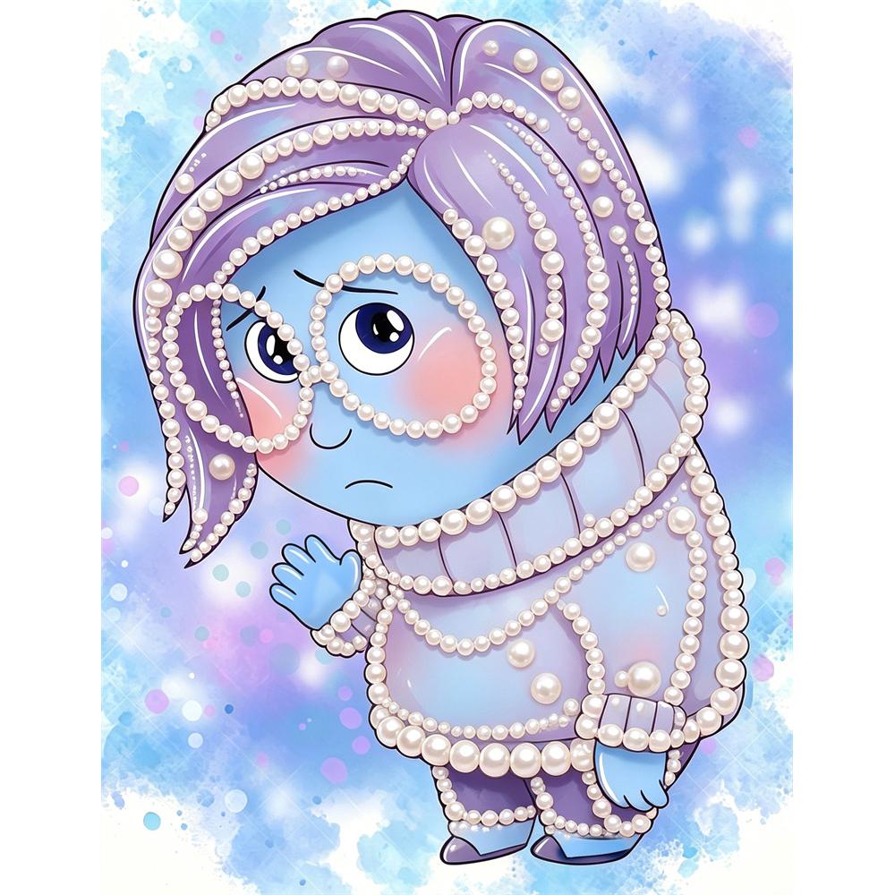 

Disney Pearl Painting Inside Out Suitable for Beginners and Adults, DIY Pearl Diamond Art Painting Kit for Home Wall Decor Gifts 30x40