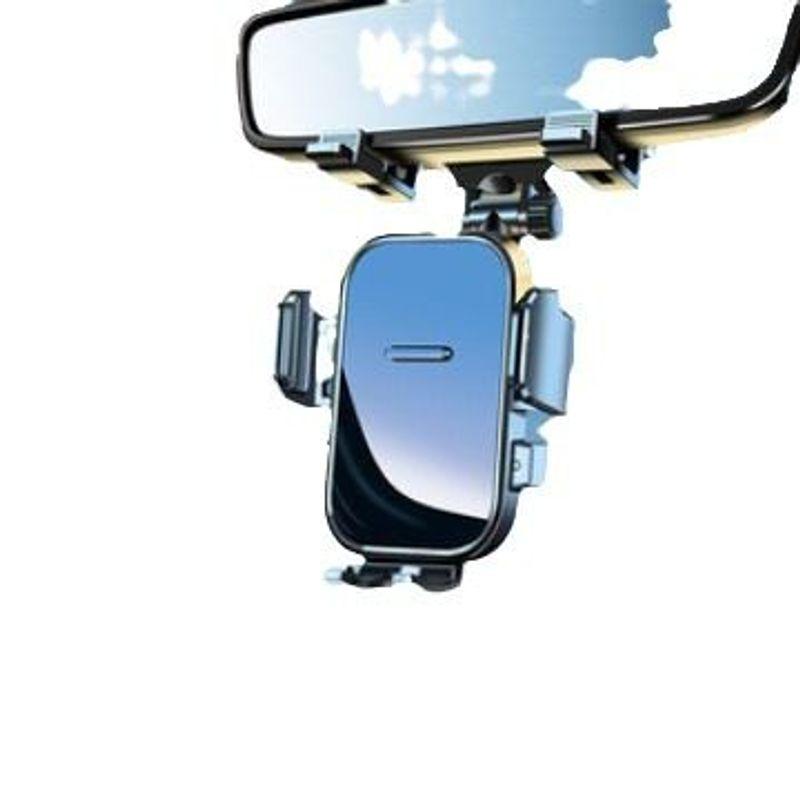 Rearview Mirror Clip-On Car Navigation Mount Phone Holder Car Phone Mount Car Phone Holder