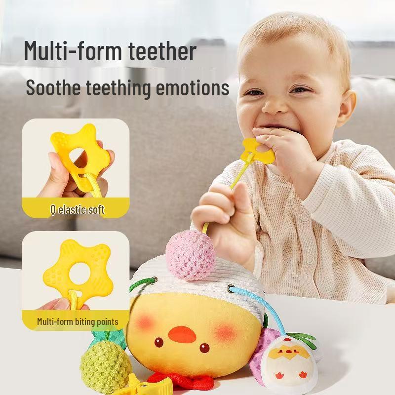 Animal Style Wind Chime: Elephant & Lion Educational Toy for Stroller or Bed - Ideal Christmas Gift for Babies & Toddlers