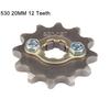 530 Chain 20mm 10 11 12 13 14 15 16 17 18 19 20 21 Teeth Front Engine Sprockets For 200 250cc Dirt Bike ATV Quad Buggy Motorbike