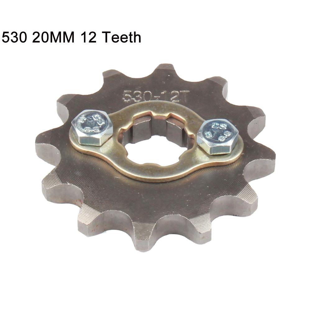 530 Chain 20mm 10 11 12 13 14 15 16 17 18 19 20 21 Teeth Front Engine Sprockets For 200 250cc Dirt Bike ATV Quad Buggy Motorbike
