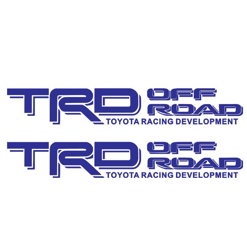 

Эмблема Toyota Tundra TRD Off-Road: Индивидуальная наклейка на кузов автомобиля Standard синий