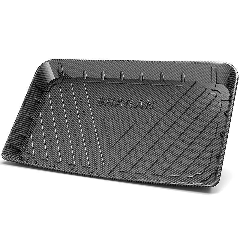 Sharan Trunk Mat: Custom TPE Tail Box Liner