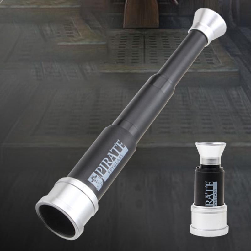 Мини-телескоп высокой мощности HD, телескопический, с фокусировкой, пиратский, телескопический, трехступенчатая фокусировка