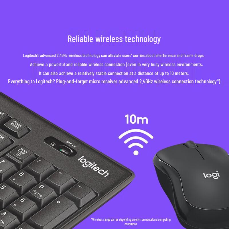 Logitech MK370 Wireless Keyboard and Mouse Combo
