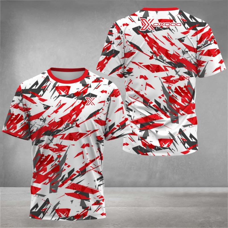 Fashion 3D Tie-Dye Print T Shirt For Men Summer Short Sleeve Outdoor Tennis Sports T-Shirt Casual Breathable Loose Top