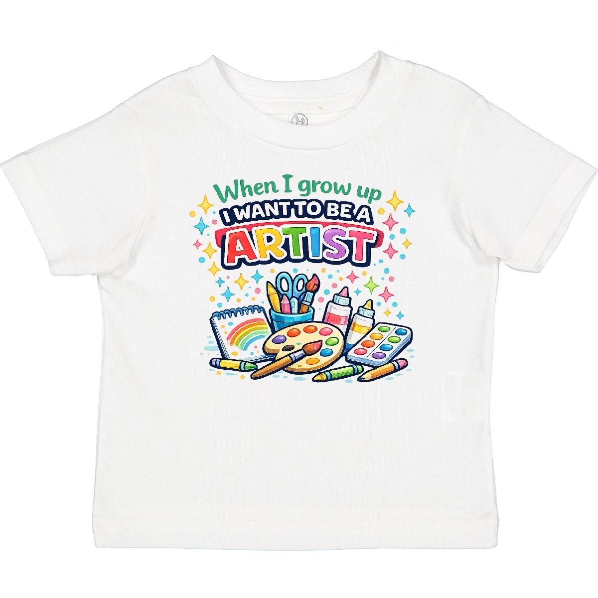 

Inktastic Future Artist Kids Painting Art Supplies Baby T-Shirt When I Grow Up T 150