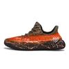 Oryginalne Yeezy Boost 350 V2 Walking Planet, Hunting Traces Niskie buty codzienne Unisex Czarny Biały Brązowy Pomarańczowy HQ7045(Drużyna1492-)