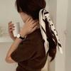 New Spring Square Neck Scarf Women Bandana Hair Band Design Print Dot Female Foulard Headband Shawl Wrap Neckerchief