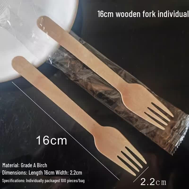 Disposable Birch Wood Forks
