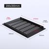 200MM Rectangular Air Vent Cover Aluminum Alloy Ventilation Grille For Wardrobe Shoe Cabinet Closet Furniture Ventilator Mesh