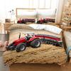Cool Tractor Animation Duvet Cover Pillowcase Bedroom Decoration Children Gift Adult Single Double Bed Large SizeZip Duvet Cover